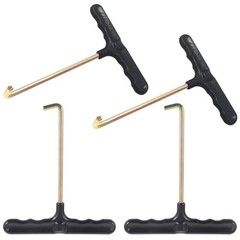 4 Pack Trampoline Spring Pulling Tool T-Hook Extension Puller with Ergonomic