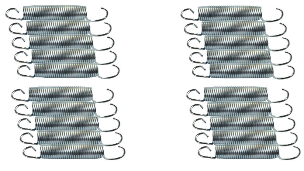 20PCS Trampoline Springs 6-inch Stainless Steel Replacement for Trampolines
