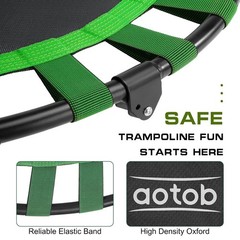 Fitness Trampoline 48″ Foldable Mini Trampoline Adults 450LB Max Load Exercise
