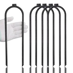 10 Inch Heavy Duty Trampoline Stakes, 16 Pack U Shaped Solid Steel Ground Anc…