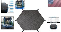 Water-Drainable Trampoline Shade Cover for 8FT-16FT – Ideal for Summer Fun
