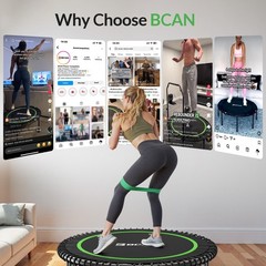 Bcan 40 Adult Fitness Trampoline Durable Bungees Exercise Reboundergreat Mini
