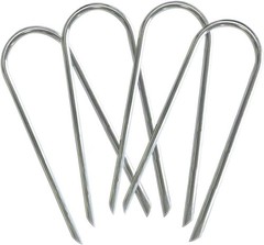 Heavy Duty UShaped Trampoline Stakes 12″ Wind Anchors for Tents & Goals