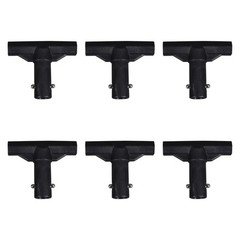 6Pcs Trampoline Enclosure Pole End Caps Accessories Stable T Joint Connect