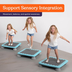Special Supplies Kids Trampoline Rebounder Bouncing Board – Sensory Balance and