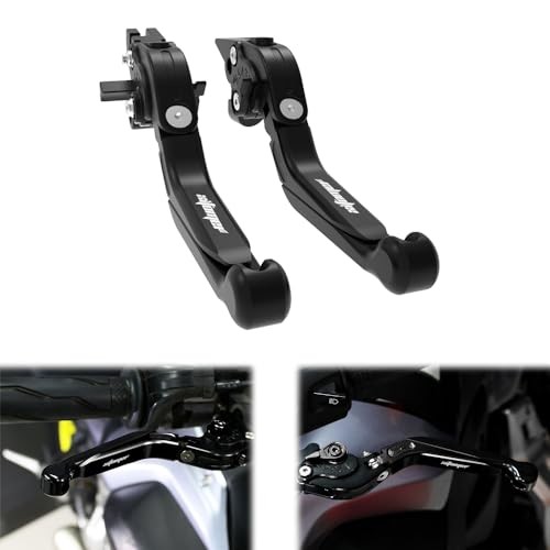 Extendable Foldable Motorcycle Brake Clutch Levers, Fit for Boneville Black