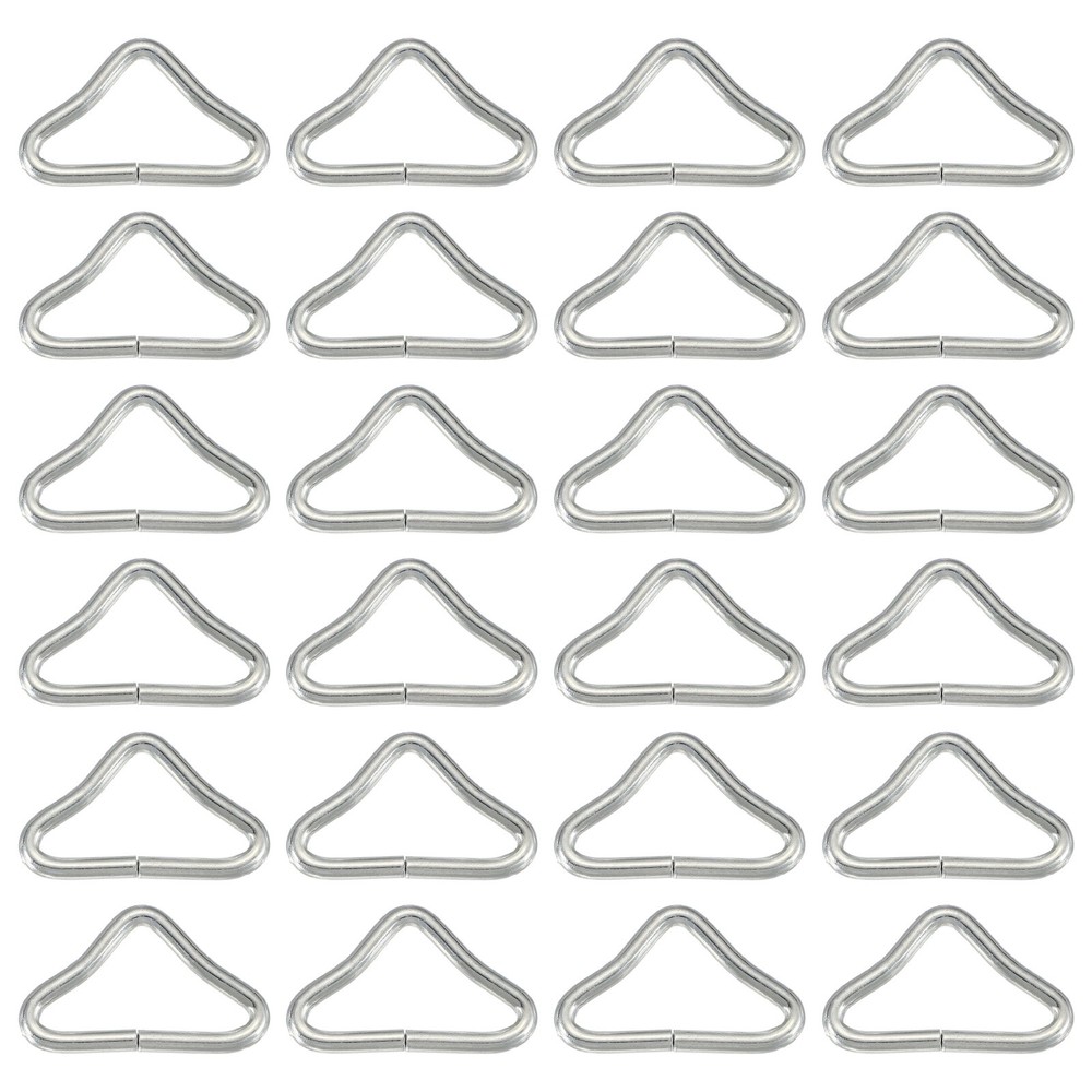 Trampolines Triangle Buckle, 24Pcs & Iron Triangle Ring Buckle V Shaped Ring