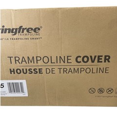 Springfree Trampoline Cover S155 Jumbo Square Black All Weather Protection New