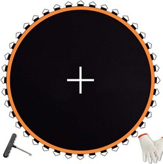 DOYUEE Trampoline Mat Replacement Fits 14ft Frame with Repair Tools and Gloves