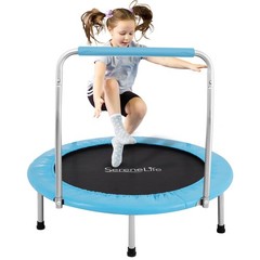 SereneLife Light Blue Mini Trampoline