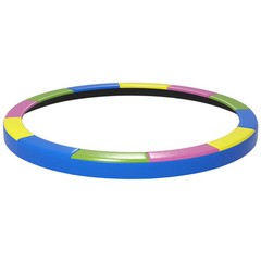 Soozier 14FT Trampoline Pad Spring Cover, Waterproof, Multi-color