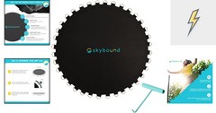 15ft Replacement Trampoline Mat with Spring Tool – Heavy Duty and Durable