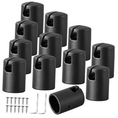 12 Pcs Trampoline Pole Caps, 1.2 Inch Diameter Trampoline Enclosure Pole Caps
