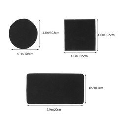 Self-Adhesive Trampoline Patch Repair Kit 6 Sets Round Rectangular Patches fo…