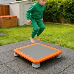 Mini Kids Bounce Trampoline Safe Anti-slip Indoor Outdoor Play for 3+ Children