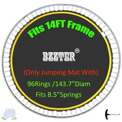 Replacement Trampoline Mat Fits 14ft Frame 96 V-Rings 8.5″ Spring Length