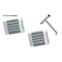 6 inch Heavy Duty Trampoline Springs Galvanized Steel Replacement Set of 20 Tool