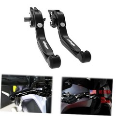 Extendable Foldable Motorcycle Brake Clutch Levers, Fit for Boneville Black