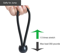 Trampoline Bungees Cords, Bungee Cords for Trampoline, 15 PCS Heavy Duty Ball…