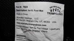 Rectangle Foot Mat & Safety Net Combo for 15′ x 9′ Skywalker Trampoline 15RC