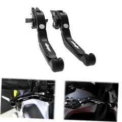 Extendable Foldable Motorcycle Brake Clutch Levers, Fit for Boneville Black