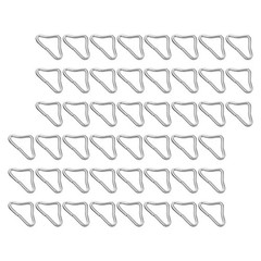80 Pcs Triangle Connector for Trampoline Ring Attachment Buckle Kids