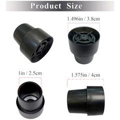 Pieces Mini Trampoline Leg Cap Tips, Rubber Caps Fits 1 Inch Inside Diameter 4