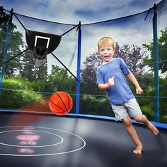 Trampoline Basketball Hoop Children Soft Basketball Hoop Attachment With Ball