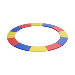 16 ft Trampoline Replacement Safety Round Protective Cover Foldable With Elastic