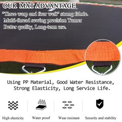 Trampoline Mat, Dia:80″, Fits 8FT Round Frame, with 48 V-Rings and Spring Too…