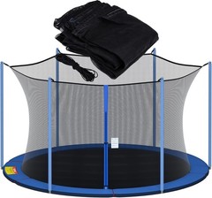 NONMON Trampoline Net Replacement 12-15ft Round UV Resistant