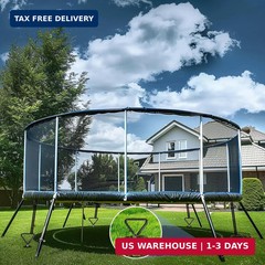 Trampoline Stakes 4 Pack – Heavy Duty Trampoline Anchors Kit – Screw In Ground A