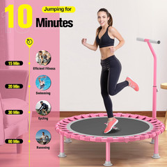 Foldable Mini Trampoline, 40″ Rebounder Trampoline for Adults & Kids, 450Lbs Cap