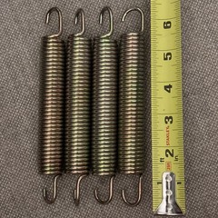 Set Of 4 – 6.5″ Inch Trampoline Springs Heavy-Duty Galvanized Steel Replacement