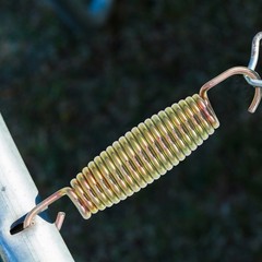 1 Set Galvanized Steel Trampoline Springs with ABS Components