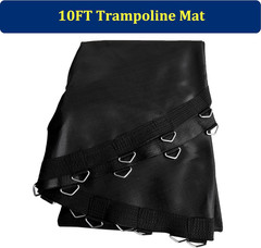 10Ft Trampoline Replacement Mat with 8 Rows of Stitching, Tool & Gloves Included