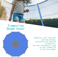 Trampoline Sun Shade Cover 6FT 8FT 10FT 12FT 14FT 16FT Trampoline Top Cover Wate