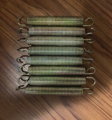 (8) 6.5″ Inch Trampoline Springs Heavy-Duty Galvanized Steel/USED READ FAST SHIP