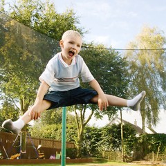 Trampoline Safety Net Replacement Enclosure Net For 12/13/14/15 FT Trampolines