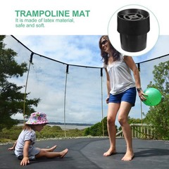 10Pcs Black Latex Trampoline Leg Covers Non Slip Feet Protectors