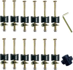 12PCS Trampoline Screws Bolts Nuts Pole Gap Spacers Replacement Hardware Kit New