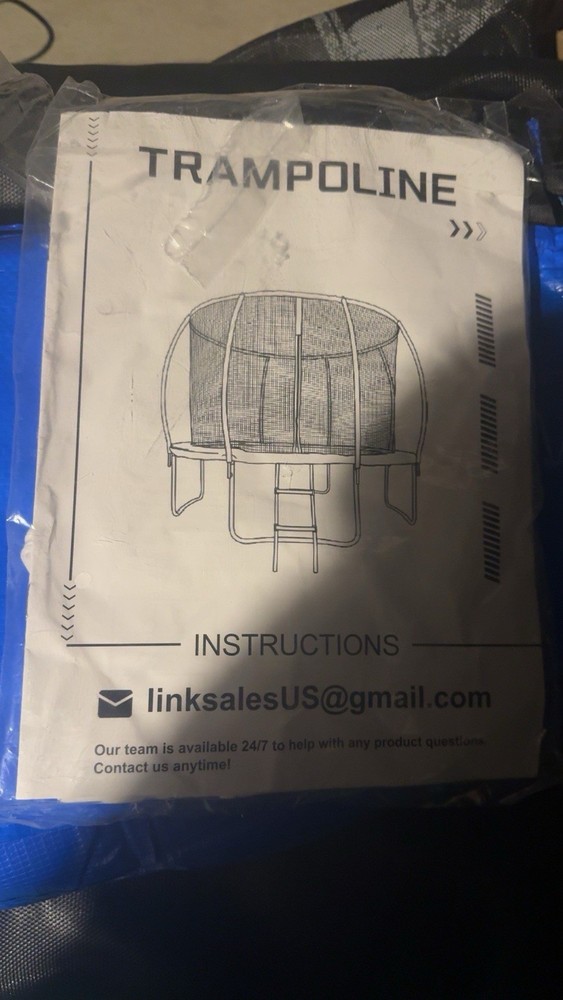 10/12/14/16 FT Outdoor Trampoline W/ Net and Ladder Trampoline for Kids & Adult