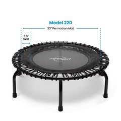 JumpSport 220 in-Home Cardio Fitness Rebounder, 39-inch | Mini Trampoline wit…