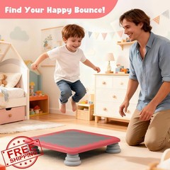 Mini Trampoline Kids Indoor Rebounder Sensory Autism Bounce Board 220lbs