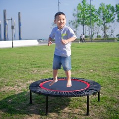 40″ Mini Exercise Trampoline W/Safety Pad Indoor Fitness Rebounder Adult/Kid
