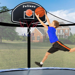 Trampoline Basketball Hoop, Basketball Hoop for Trampoline Fits for 25Mm Straigh