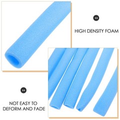 6Pcs Reusable Blue Foam Pole Sleeves Trampoline Padding for Child Safety