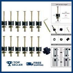 12 PCS Long Trampoline Screws and Bolts, Trampoline Bolts and Nuts, Trampolin…
