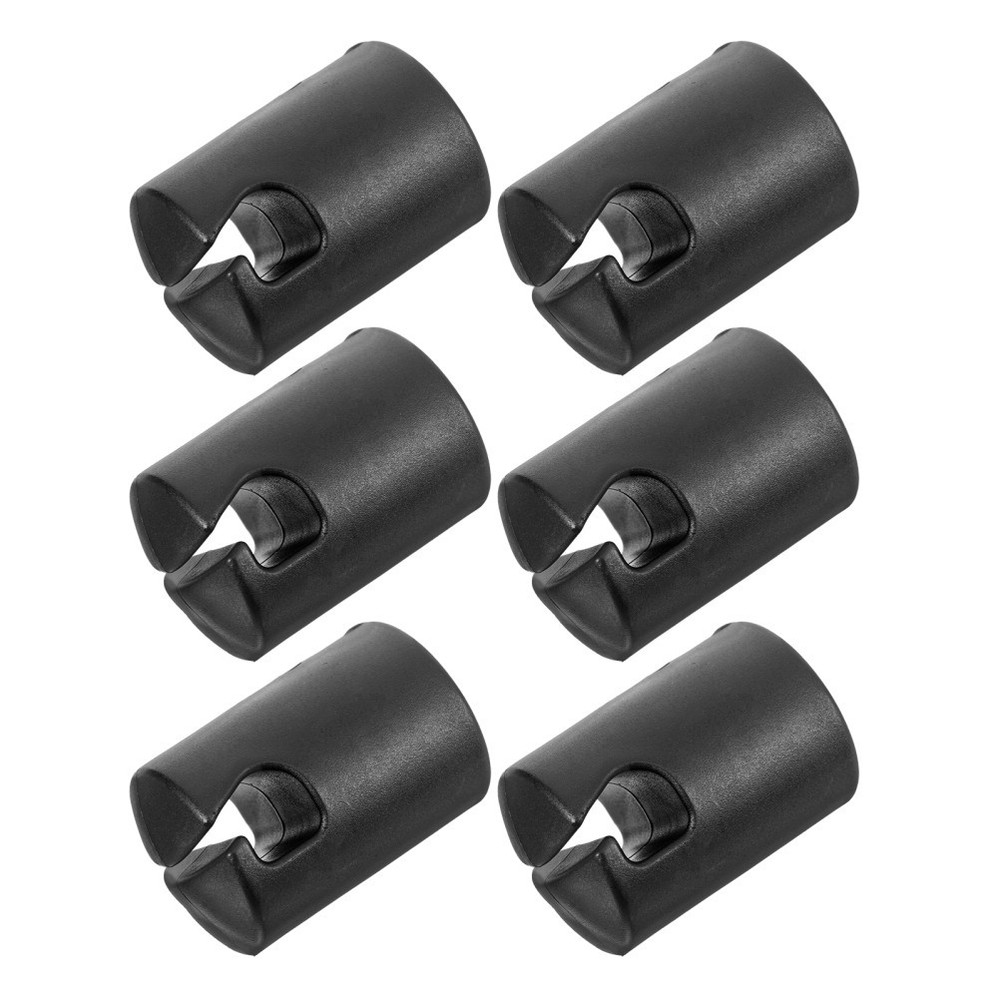 6 Pcs Trampoline Enclosure Pole Cap Protective Round Cover Plastic Caps