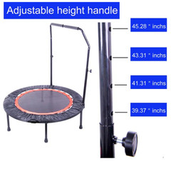 40 Inch Mini Exercise Trampoline For Adults Or Kids Indoor Fitness Rebounder Tra
